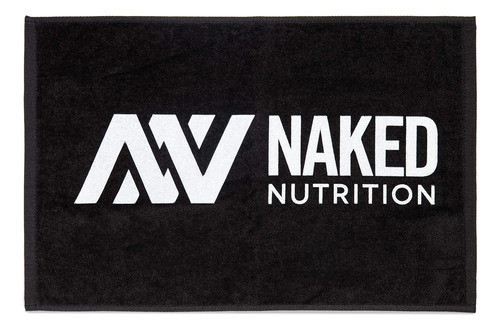 Toalla De Gimnasio Naked Nutrition, Color Negro 0