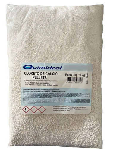 Cloreto De Cálcio Bolinhas 3 Kg (max. 9 Kg Frete) 0