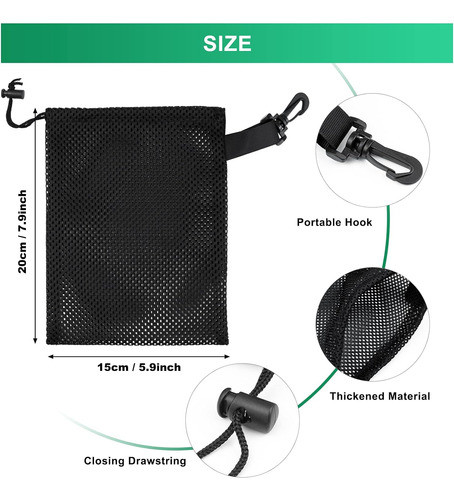 Bolso De Almacenamiento Portátil Con Cierre, 15x20cm 1