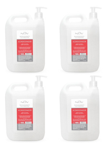 Acondicionador Biohidratante Creatin Nov 1900ml Cabello X 4u 0