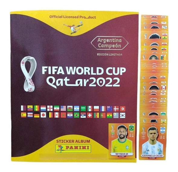 Album Figurita Mundial Qatar 2022 + 20 Figuritas Panini 0