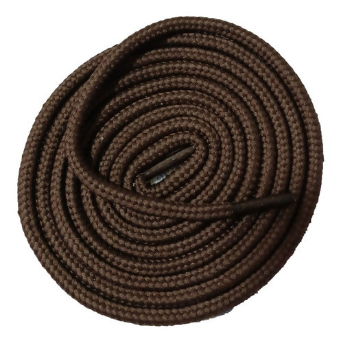 Par, Cadarço Redondo Coturnos Tênis Marrom 1,40cm 1