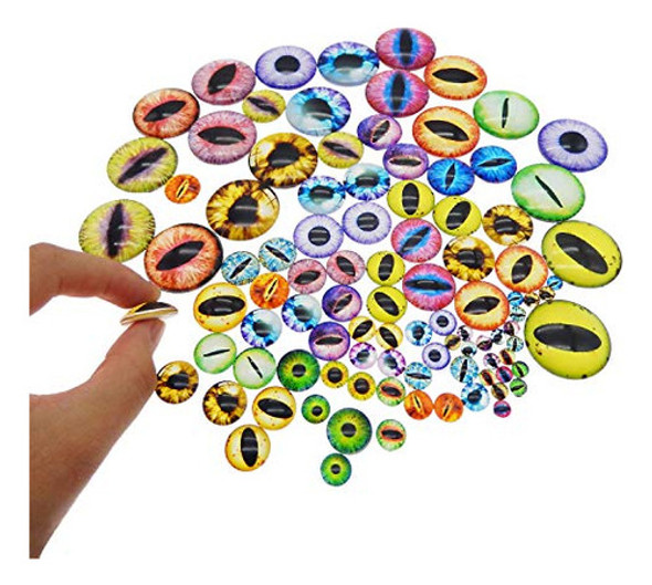 Ojos De Cristal Para Artesania 180u Surtido 9tamaños 1