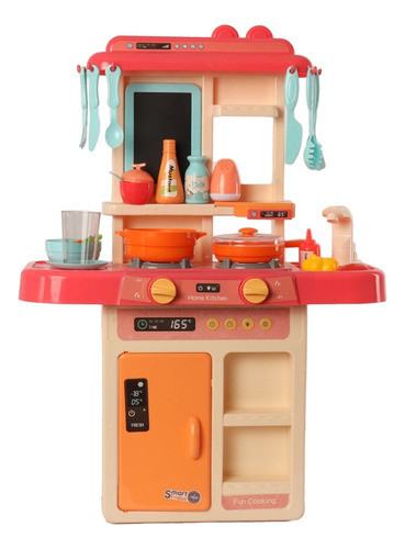 Cocinita Infantil+heladera+luz+sonido+agua + 36 Accesorios 0
