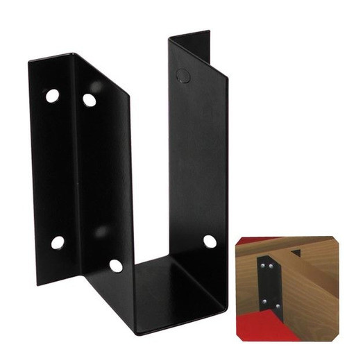 Conector Aleta Ext. Negro Tirante Pisos Techos Madera 2x4 Sc 0