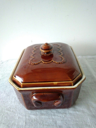 Antigua Olla Para Horno Porcelana Luxemburgo 1