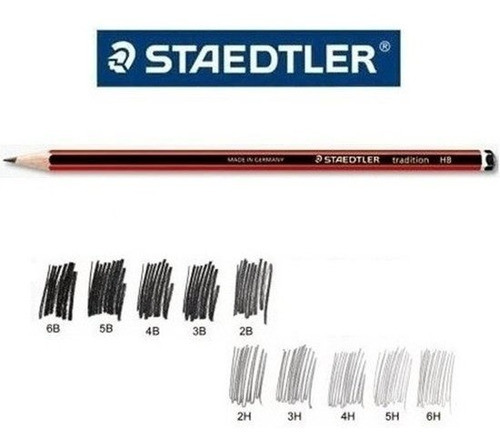 Lápiz Negro Staedtler Tradition 4b (x8unidades) 1