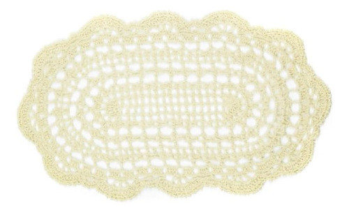 Kilofly Crochet Cotton Lace Placemats Doilies 4 Piezas Ovala 1