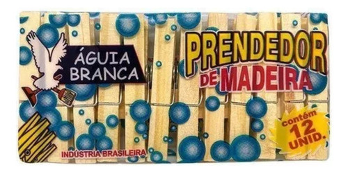 Prendedores De Roupas De Madeira Cx 50 Dz Atacado 0