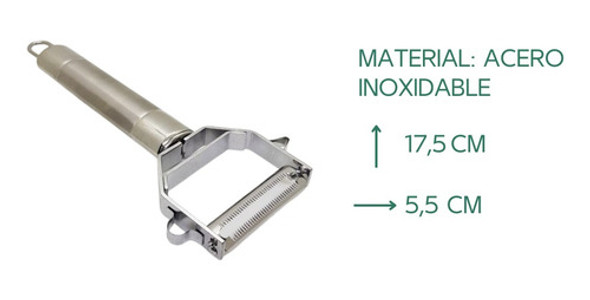 Pela Papa De Acero Con Mango De Acero 5onzas 1