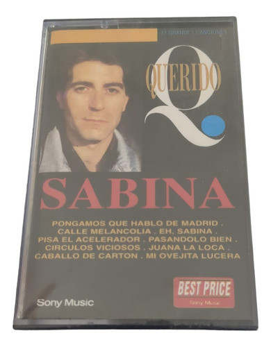 Cassette Joaquín Sabina Querido Sabina Sellado Supercultura 0