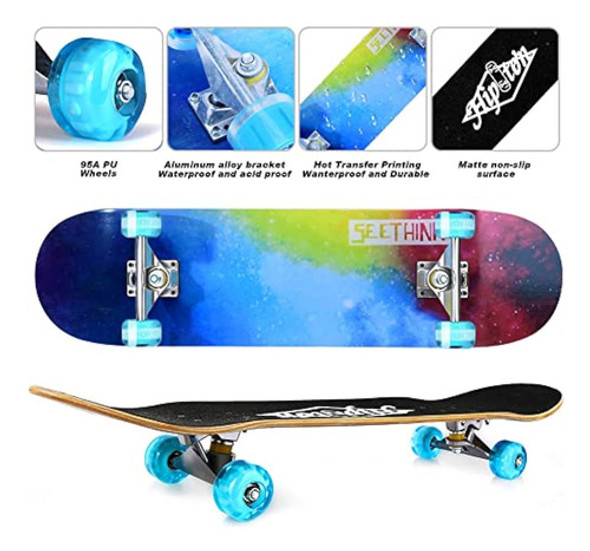 Hipoten Patineta  Patineta Completa De 8 Capas De 1 Hipoten Patineta  Patineta Completa De 8 Capas De 1