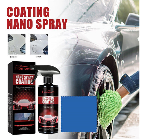 Spray Cerâmico De Alta Proteção M Hommonth 3 Em 1 120ml 9001 1