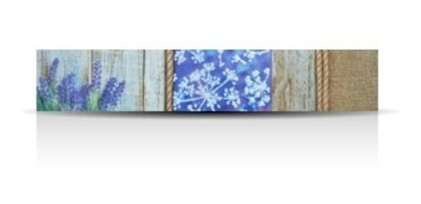 Guarda De Ceramica Lavanda 5x30 Cm - Piu 0