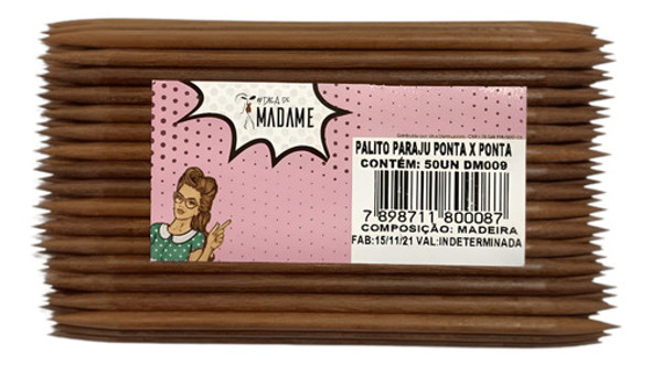 Palito Paraju Pontaxponta Com 50un 0
