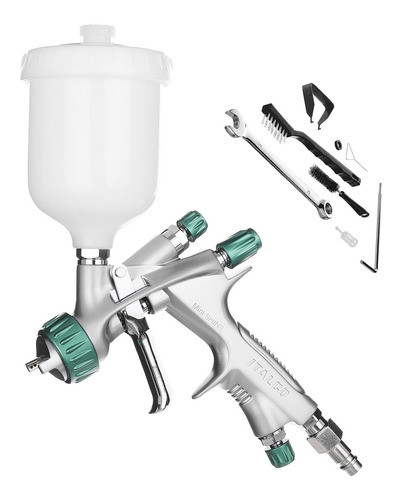 Pistola De Pintura Bico 1,2 Italco Shine Mini Hvlp 250ml Pe8 1