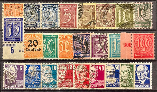 Alemania - Temas Varios - Lote De 25 Sellos P868 0
