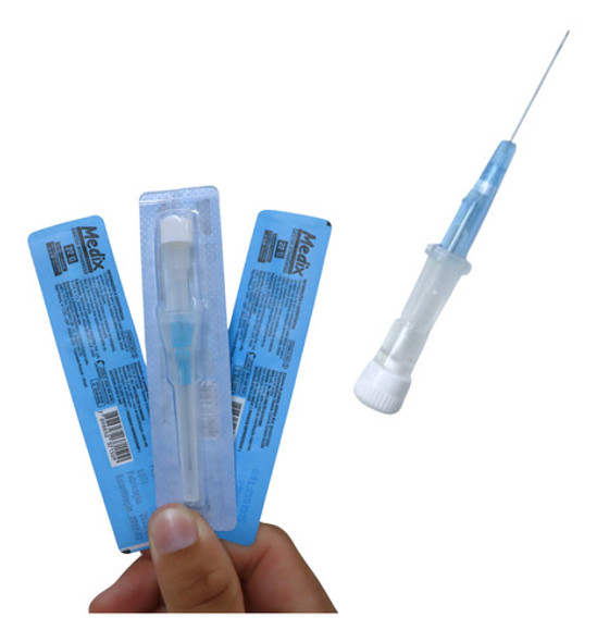 10und Cateteres Intravenosos 22g Azul Periférico Insfusor 0