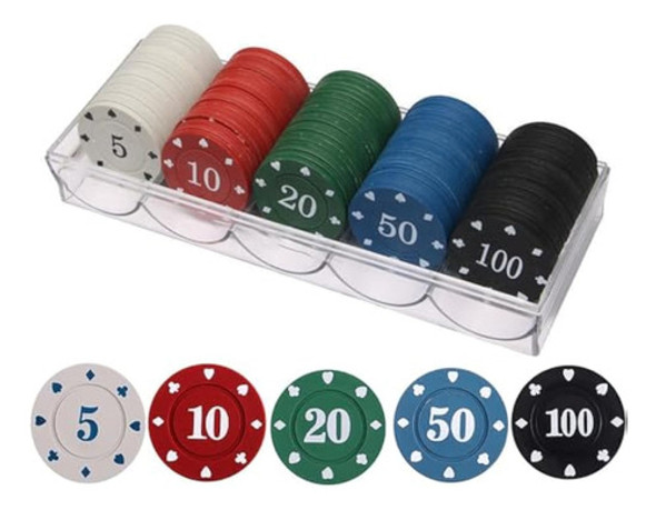 Juego De Fichas De Póquer, Fichas De Póquer Con 0