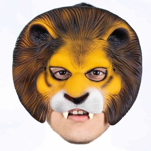 Máscara Animal Leão - Teatro / Fantasia - Frete Único 0