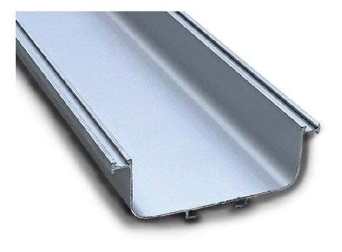 Perfil Gola Interno C Anodizado Premium Con Felpa X 3 Mts. 0