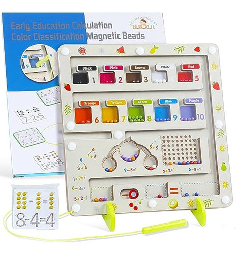 Nansike Laberinto Educativo Magnético De Color Y 0