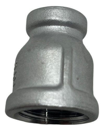 Luva Aço Inox Redução Rosca 3/4 X 1/2 Bsp Conexão Emenda 1