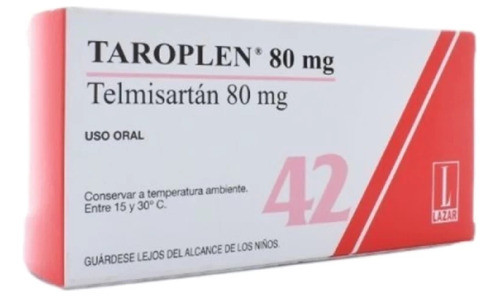 Taroplen® 80mg X 42 Comprimidos (telmisartán) 0
