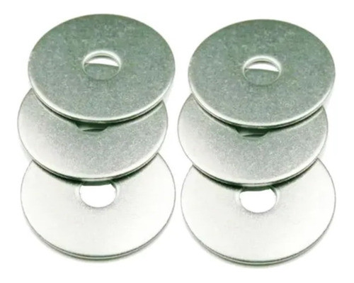 Arruela Aba Larga 9/16 X 3mm Funileiro Zincada - Pacote 5kg 1