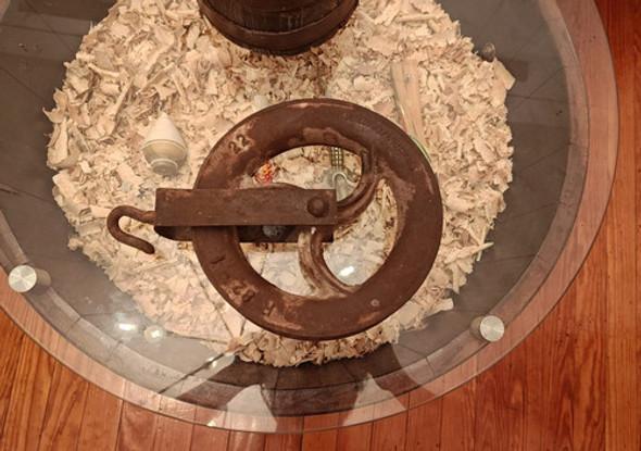 Antigua Roldana Hierro Grande 0