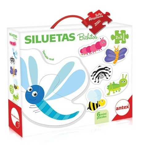 Rompezabezas Siluetas Puzzle Didactico Infantil 3028 Antex 0