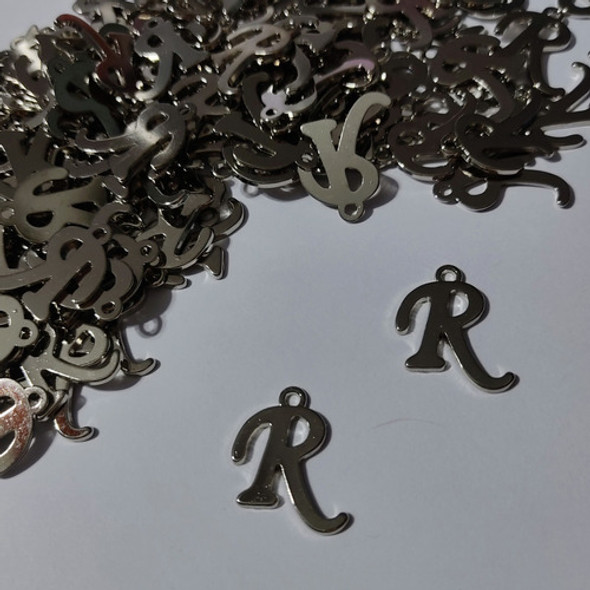 10 Dijes De Metal Letra R - Armado Artesanias Bijouteria 0
