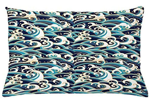Funda De Cojín Con Diseño De Náutica Por Ambesonne, Patrón D 0