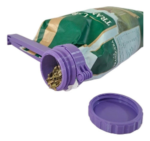 Clip Con Tapa Para Yerba, Azucar, Arroz Etc 12 Unidades 0