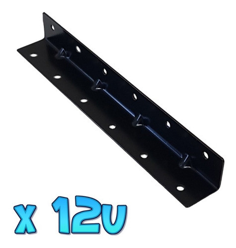 12 Soportes Ménsula Largo P/ Tirantearía Techo Angulo 290mm 1