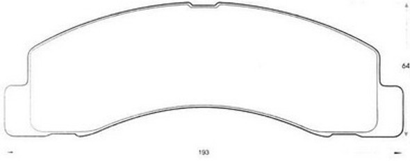 Pastilla Freno Ford F100 99´ F4000 99´ Delantera Y Trasera 1