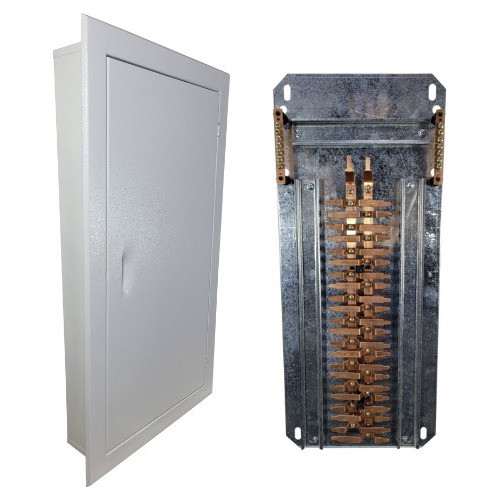 Quadro Distribuição Embutir Kit Bifásico 44c Din 100a Mega 0