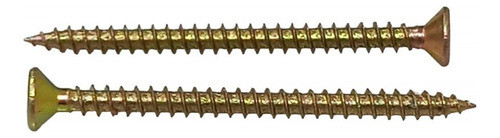 Tornillo Autoperfotante Fix Ph1 4x50  Dorado X100u 0