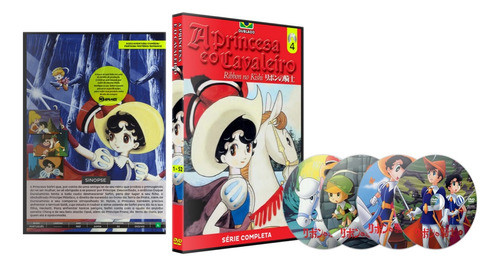 Dvd Anime A Princesa E O Cavaleiro Completo Osamu Tezuka 0