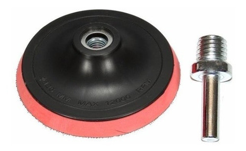 Base Backing Plate Abrojo M14 + Adaptador Taladro Ruhlmann 0