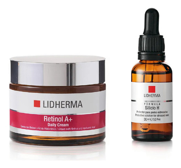 Kit Retinol A+ Daily Cream + Silicio Para Flacidez Lidherma 0