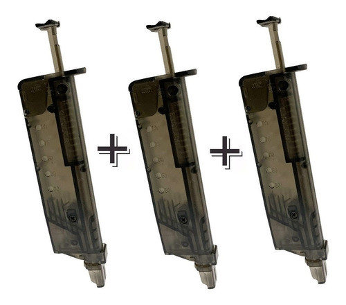 Speed Loader Airsoft 100rd Cada Recarregar Mag - Kit 3x Unid 0