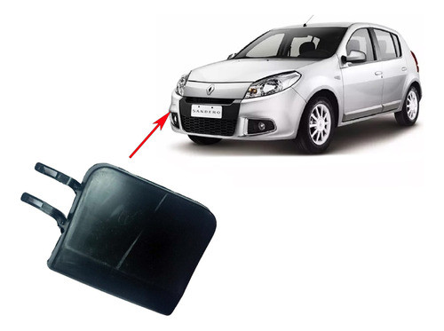 Tapa Gancho De Remolque Delantero Renault Sandero 2013 2014 1