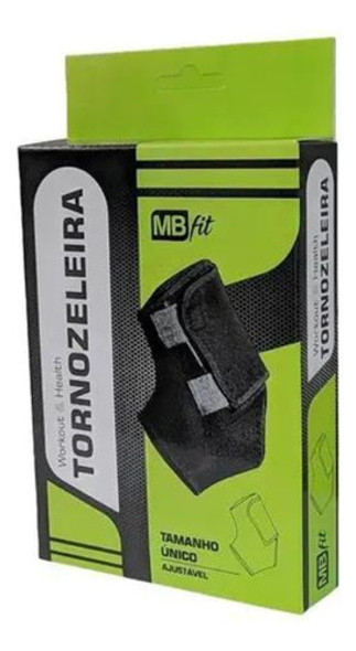 Tornozeleira Elastica Com Velcro Compressão Mbfit 1