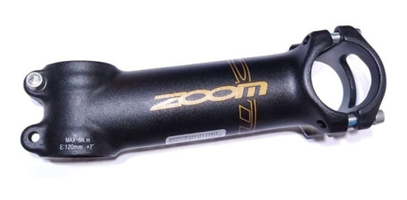 Stem Potencia Avance Zoom 120mm Aluminio 1 1/8  31,8mm +7º 0 Stem Potencia Avance Zoom 120mm Aluminio 1 1/8  31,8mm +7º 0