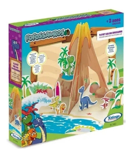 Brinquedo Para Criança 3d Playset Ilha Dos Fofossauros 0