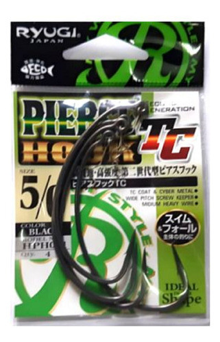 Anzuelo Ryugi Pierce Hook Tarariras 5/0 4 Unid Sasame 0