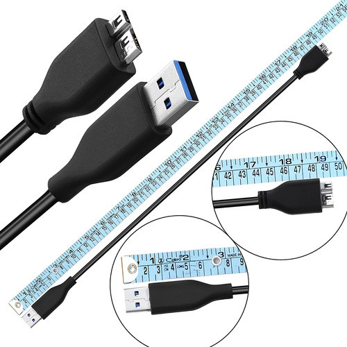 Cable Saitech It De Usb 3.0 A A Micro B, 1 Pack/2.5 In 1
