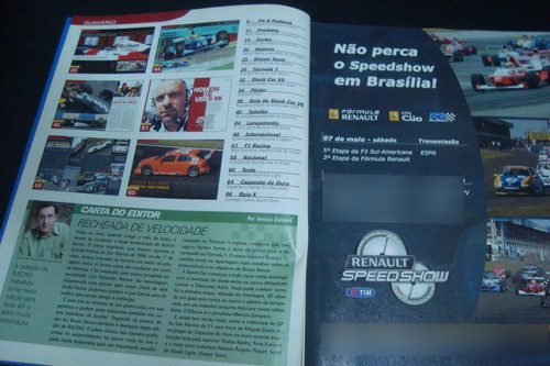 Revista Racing 169 / Poster Williams Fw27 / Formula 1 Fogo 1