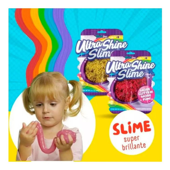 Ultra Shine Slime Mas Glitter Mas Diversión!!! 1 Ultra Shine Slime Mas Glitter Mas Diversión!!! 1